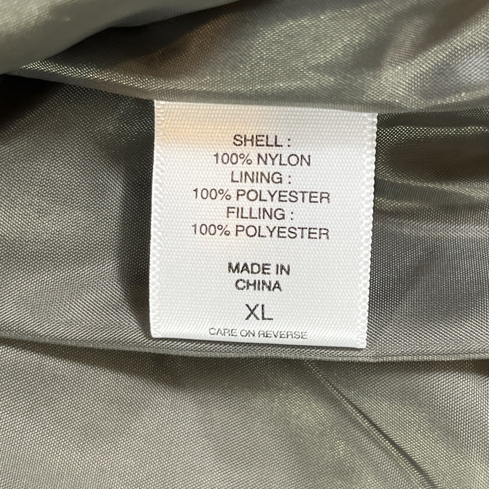 NWT New York & Company Olive Green Quilted Puffer Vest Women's Size XL - Picture 6 of 7